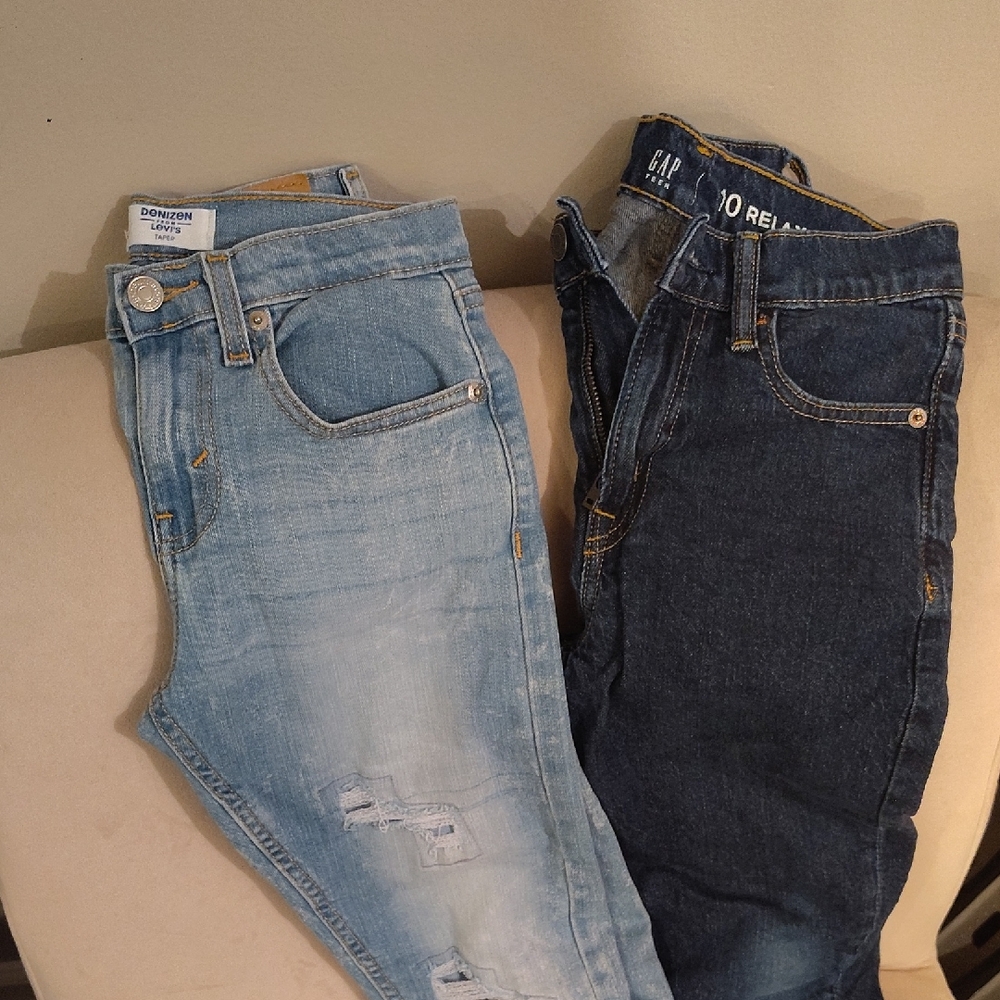 GAP Kids Jeans - Light Blue and Dark Blue